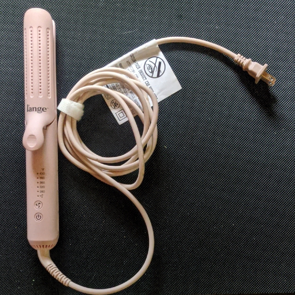 L'ange Pink Hair Straightener/Curling Iron